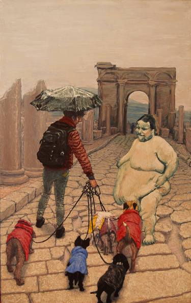 Print of Figurative People Paintings by antonio mele