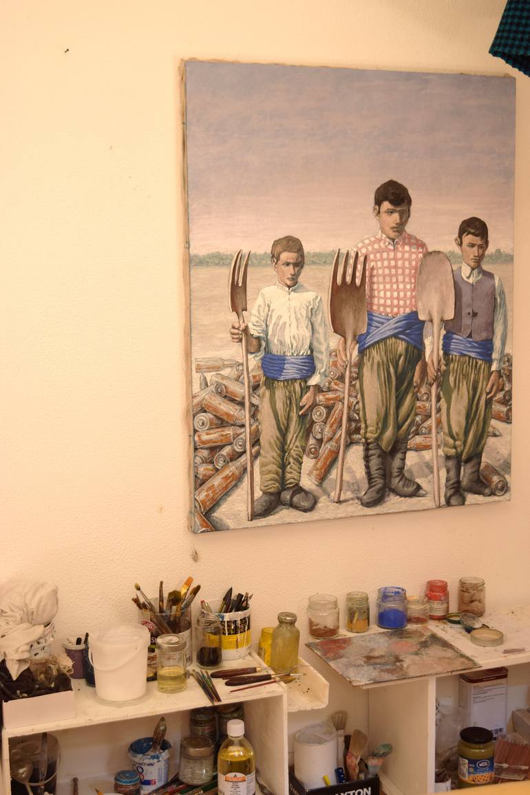 Original Figurative Other Painting by Antonio Mele