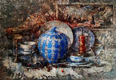 Original Kitchen Paintings by Aurum Art Gallery