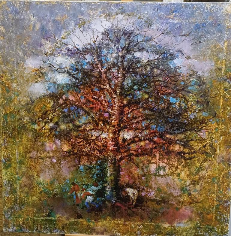 Original Abstract Painting by Aurum Art Gallery | Abstract Art on Canvas | The Tree of a Noble Lineage