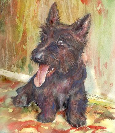 Original Realism Dogs Paintings by Pat Knight