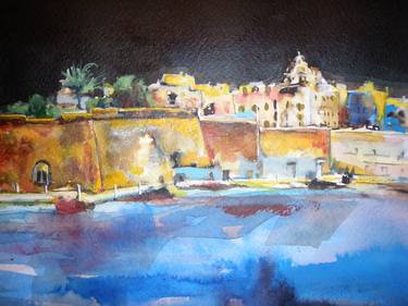 Valletta,Malta from harbour-SOLD thumb