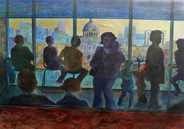 Print of Figurative Interiors Paintings by Pat Knight