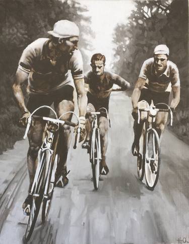 Print of Documentary Bicycle Paintings by Kyle O'Malley