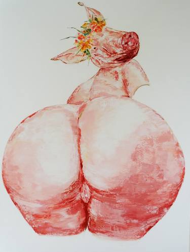 'Seated Nude' Oil Painting thumb