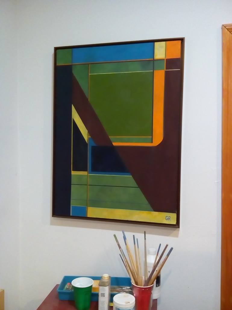 Original Abstract Painting by Gregg Rosen