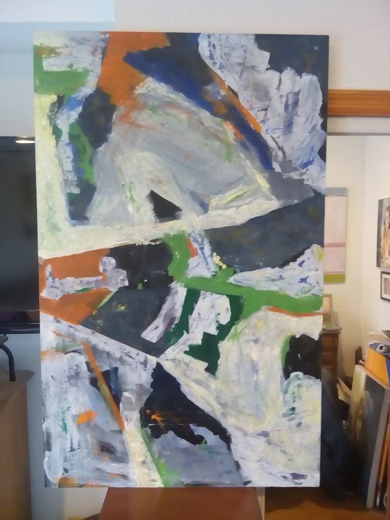 Original Abstract Painting by Gregg Rosen