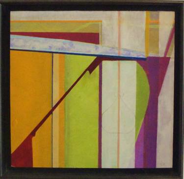 Original Abstract Architecture Paintings by Gregg Rosen