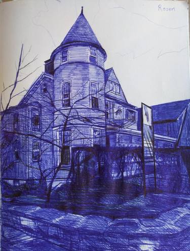 Original Fine Art Architecture Drawings by Gregg Rosen