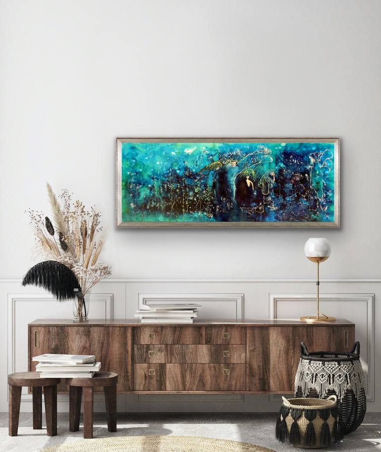 Original Contemporary Fantasy Painting by Anna Skorut