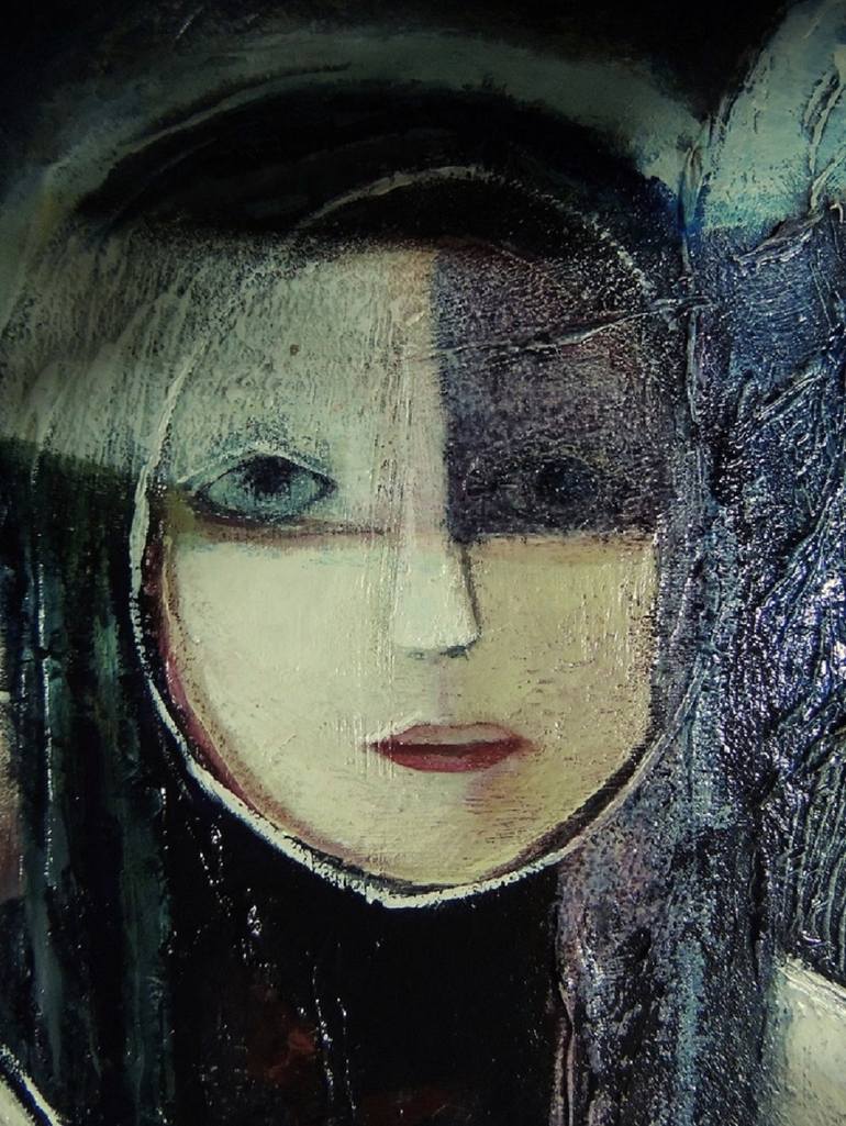 Original Abstract Women Painting by Anna Skorut