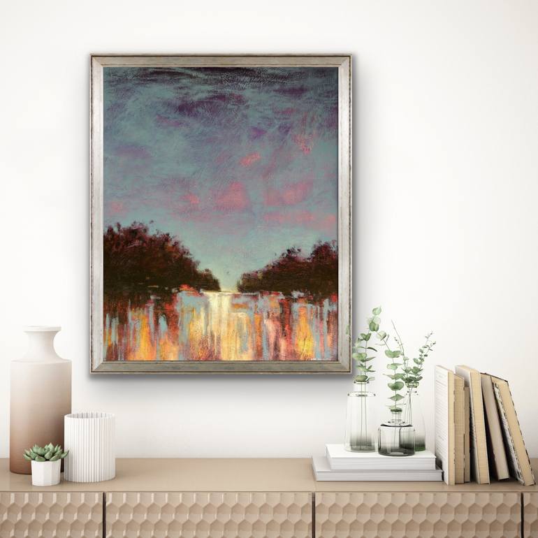 Original Impressionism Landscape Painting by Anna Skorut