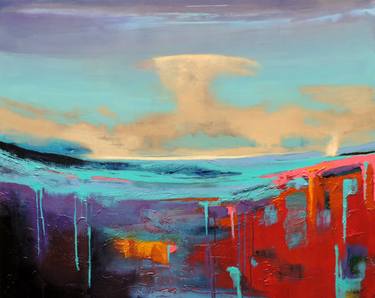 Original Abstract Landscape Paintings by Anna Skorut