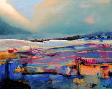 Original Abstract Landscape Paintings by Anna Skorut