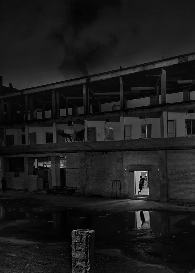 Original Cities Photography by Dibyajyoti Chatterjee | Abstract Expressionism Art on Other | The night guard