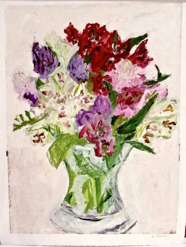 Original Fine Art Floral Paintings by Betsy Podlach