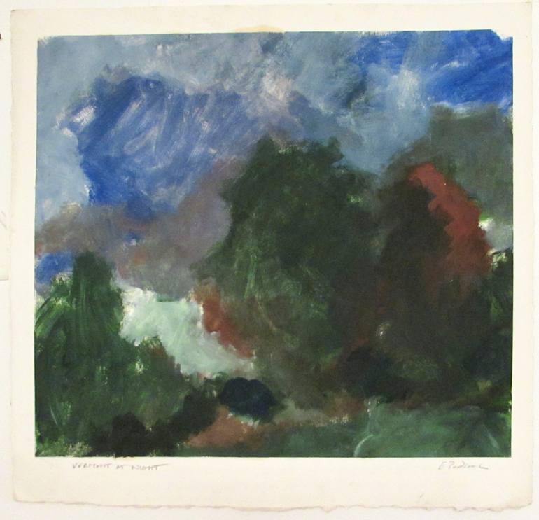Original Abstract Expressionism Landscape Painting by Betsy Podlach