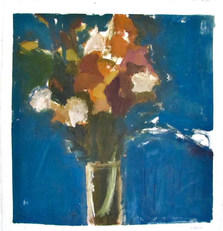Original Abstract Floral Painting by Betsy Podlach