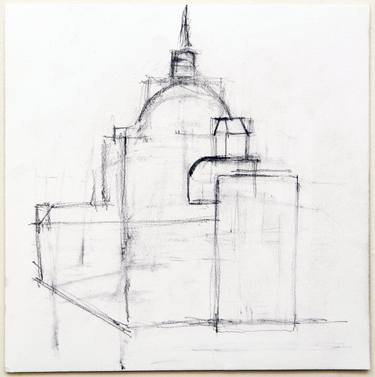 Print of Abstract Architecture Drawings by Betsy Podlach