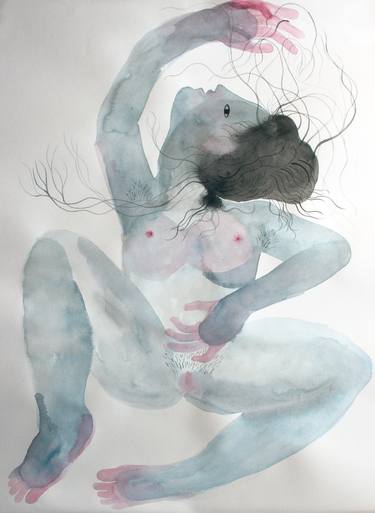 Original Expressionism Nude Paintings by sara falli