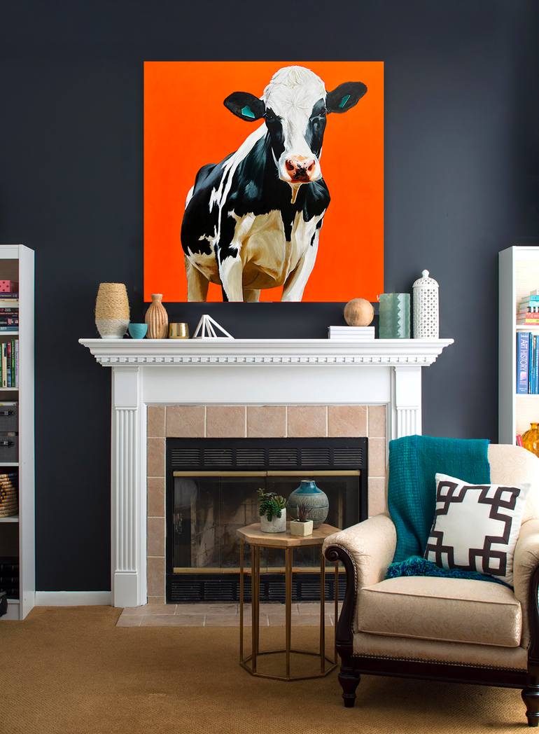Original Abstract Animal Painting by William Drummond