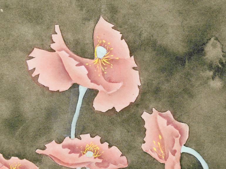 Original Classicism Botanic Painting by Silence Lee
