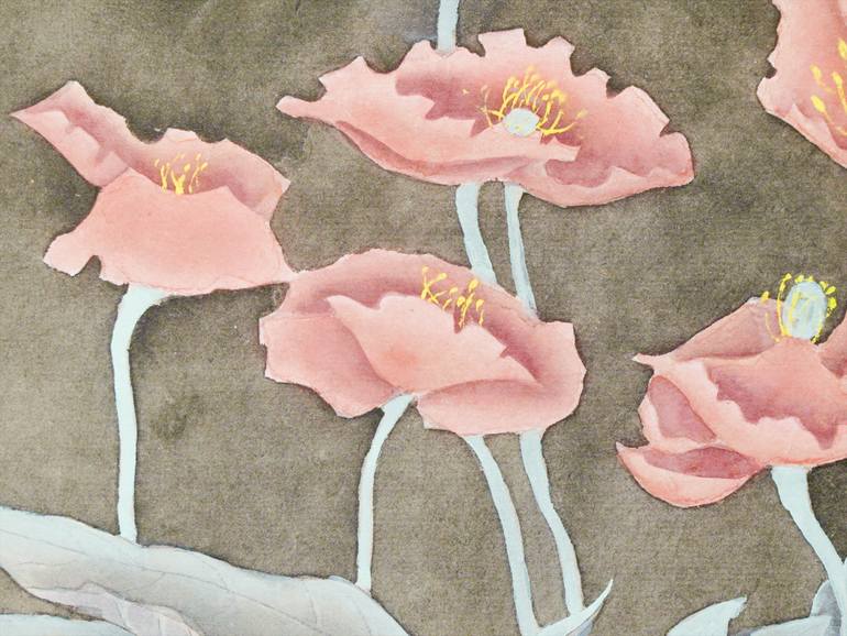 Original Classicism Botanic Painting by Silence Lee