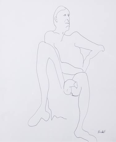 Print of Realism Erotic Drawings by Corinne Pondell Holt