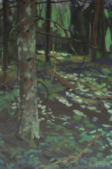 Print of Realism Tree Paintings by Vladimirs Maksanovs