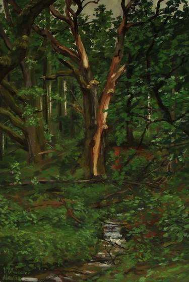 Original Realism Tree Paintings by Vladimirs Maksanovs