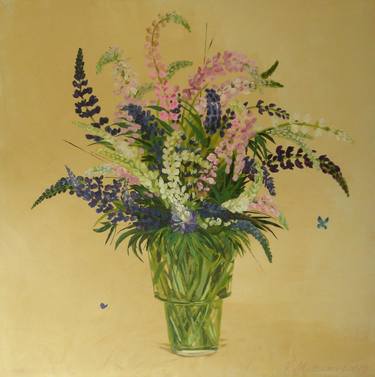 Print of Floral Paintings by Vladimirs Maksanovs