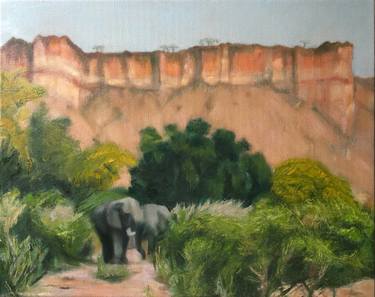 Original Impressionism Landscape Painting by Russell Honeyman