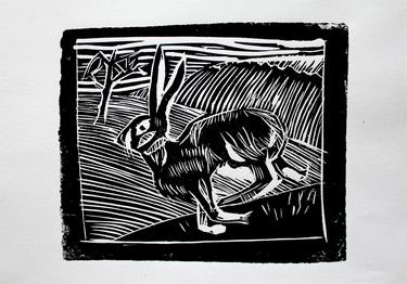 Print of Expressionism Animal Printmaking by Russell Honeyman