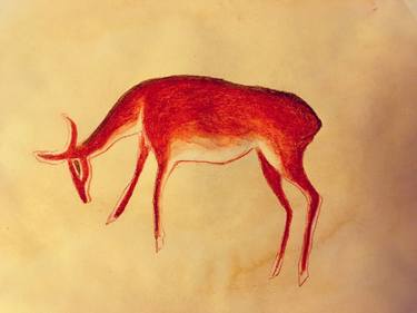 Print of Abstract Animal Drawings by Russell Honeyman