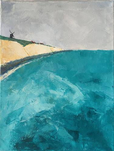 Original Impressionism Seascape Paintings by Russell Honeyman