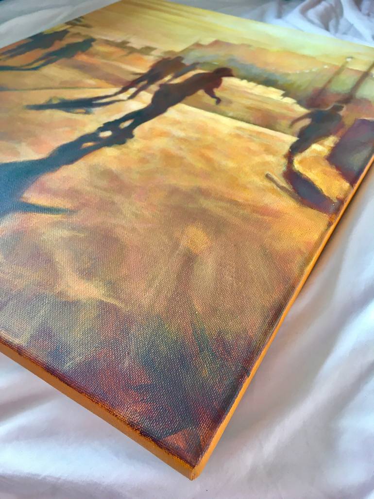 Original Figurative Seascape Painting by Russell Honeyman