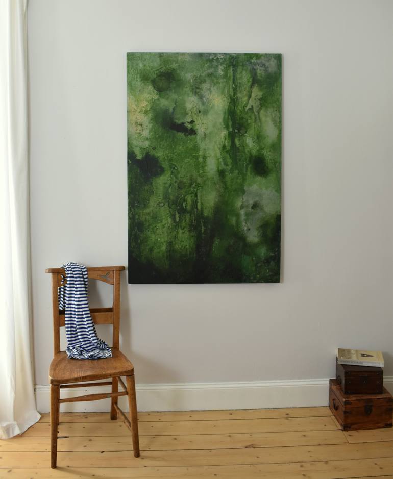 Original Abstract Expressionism Abstract Painting by Justin Sidney