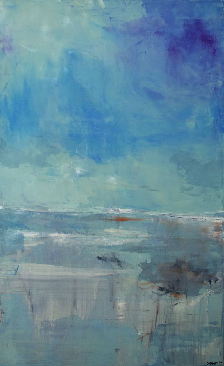 Land and Sea Painting by Justin Sidney | Saatchi Art