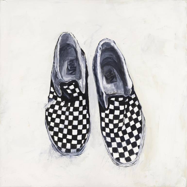 Checkerboard hotsell vans drawing