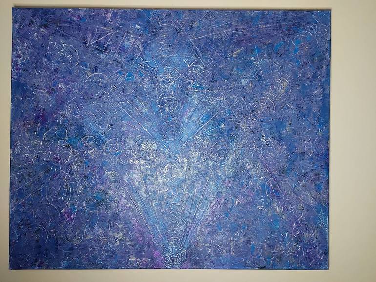 Original Color Field Painting Abstract Painting by Lina Lo