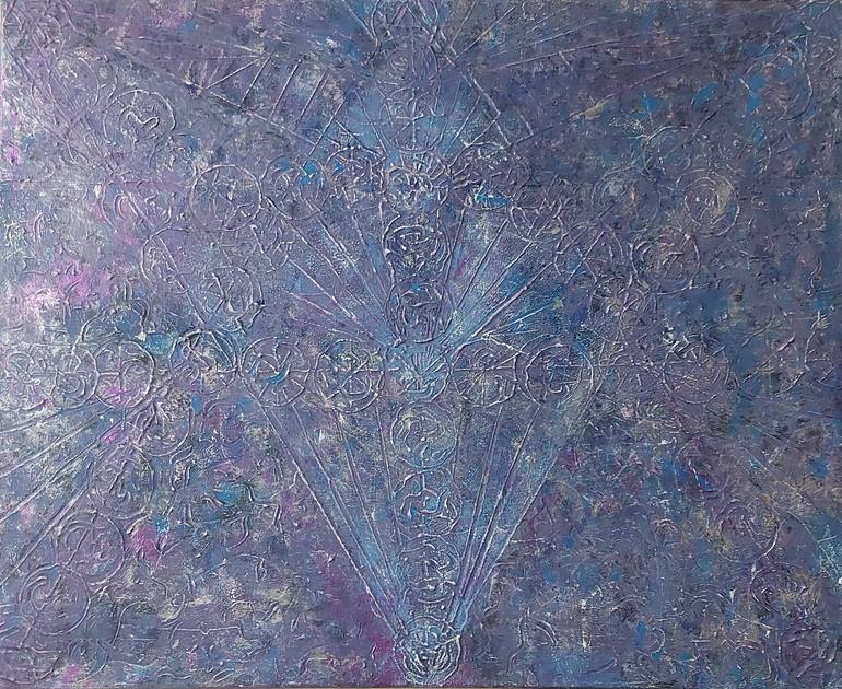 Original Color Field Painting Abstract Painting by Lina Lo