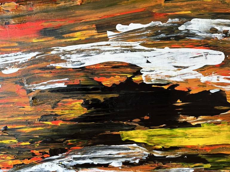 Original Abstract Expressionism Abstract Painting by Maziar Yoush
