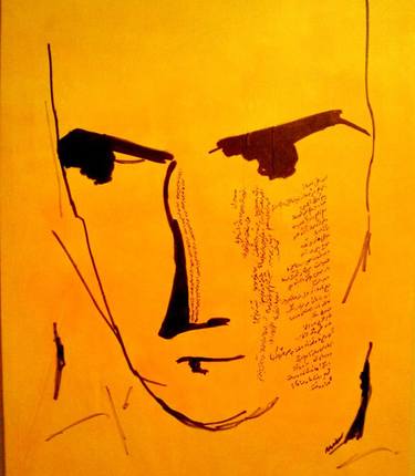 Print of Expressionism Calligraphy Paintings by Maziar Yoush
