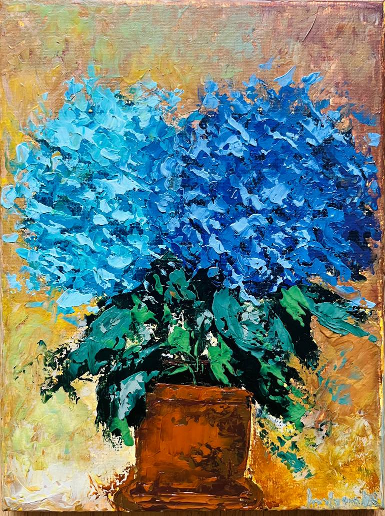 Original Floral Painting by Andreinna Delgado Ricci | Impressionism Art on Canvas | Life in Bloom