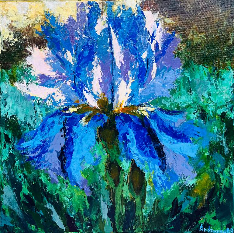Original Floral Painting by Andreinna Delgado Ricci | Impressionism Art on Canvas | Irisistible