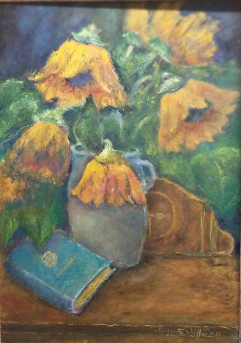 Original Impressionism Still Life Painting by Margareta Schaeffer