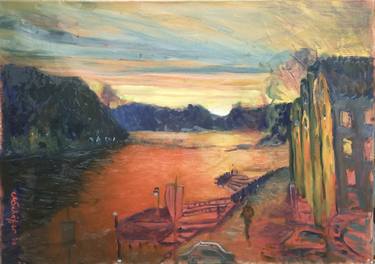 Morgenrot an der Donau thumb