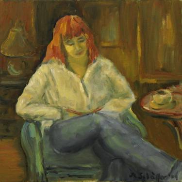 Original Realism Women Paintings by Margareta Schaeffer