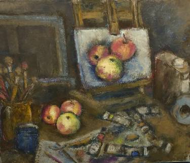 Original Impressionism Still Life Painting by Margareta Schaeffer