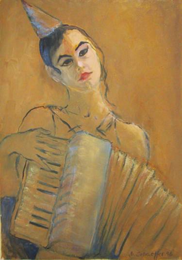 Original Impressionism Music Paintings by Margareta Schaeffer